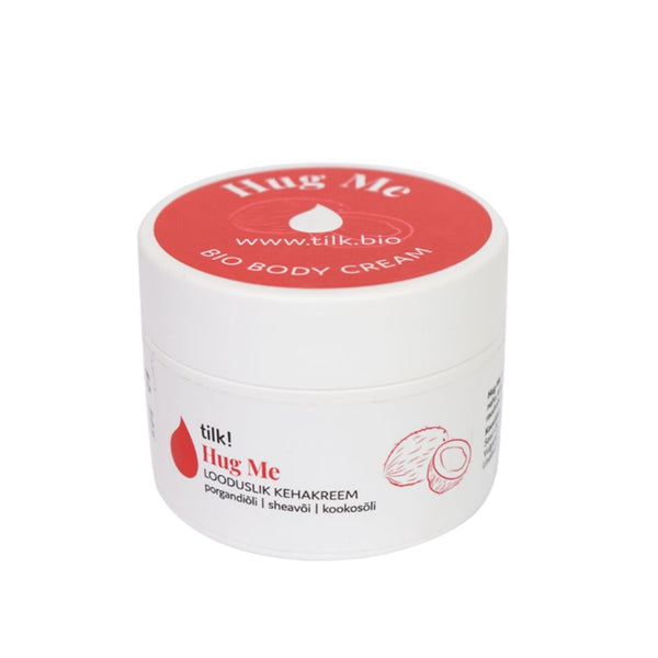Hug Me moisturising and smoothing body cream with carrot oil