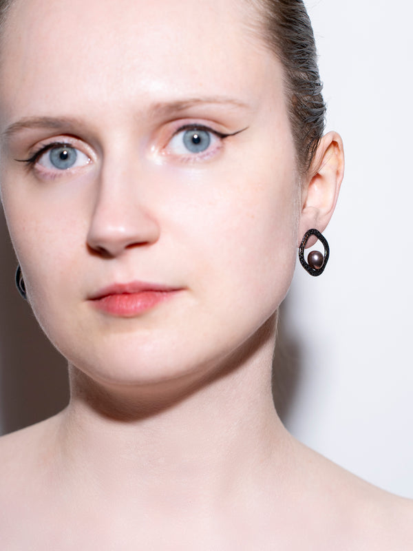 Drift Earrings "Polar" Black