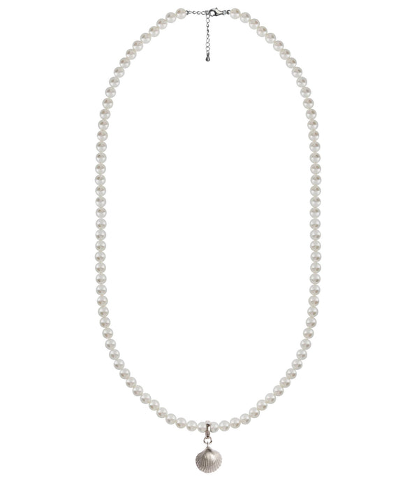 Light Pearl Moon Necklace