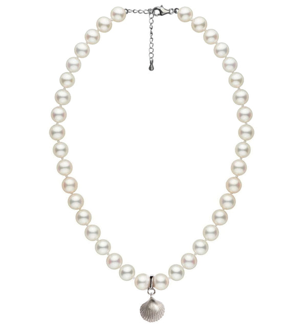 Light Pearl Moon Grand Necklace