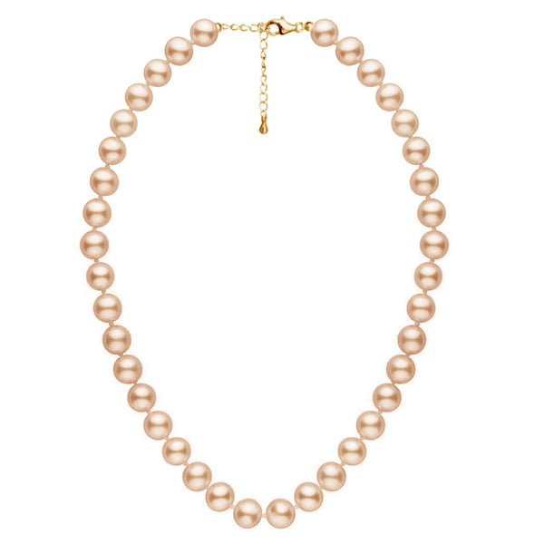 Gold Pearl Moon Grand Necklace