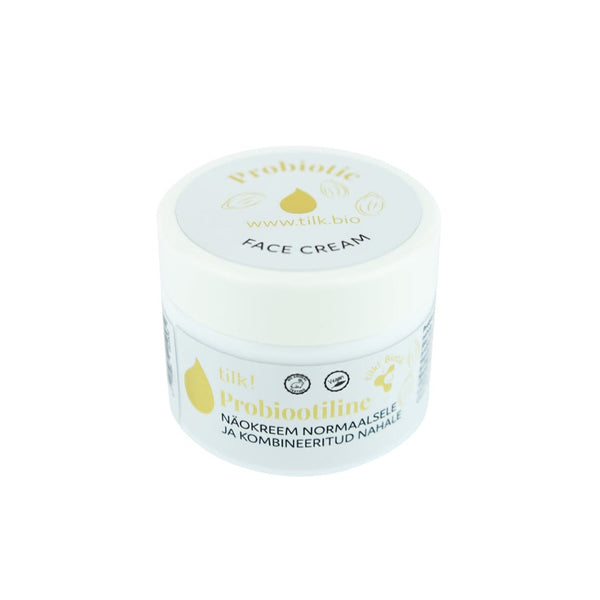 Probiotic face cream for normal and combination skin