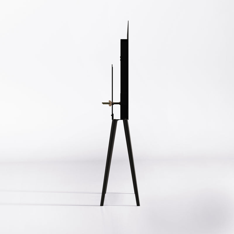 BIRCH / BLACK Wooden TV Stand