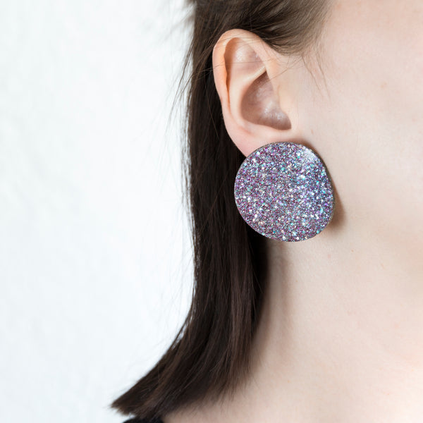 EcoSOHO Earrings "Blueberry" S