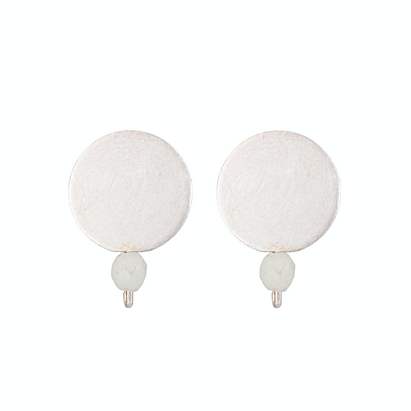 Earrings Roundy with Amazonite