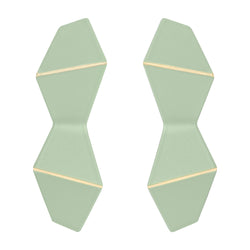 Double Folded Pastel Green