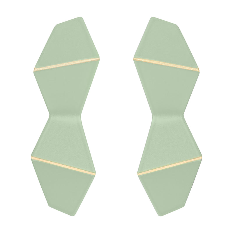 Double Folded Pastel Green