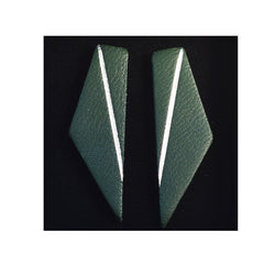 Mini Earrings "WING" Green