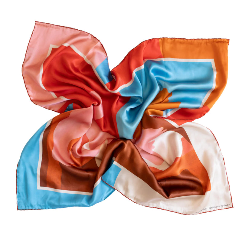 ARRAK "AWAKENING VENUS" (1971) SILK SCARF 87 x 87 cm