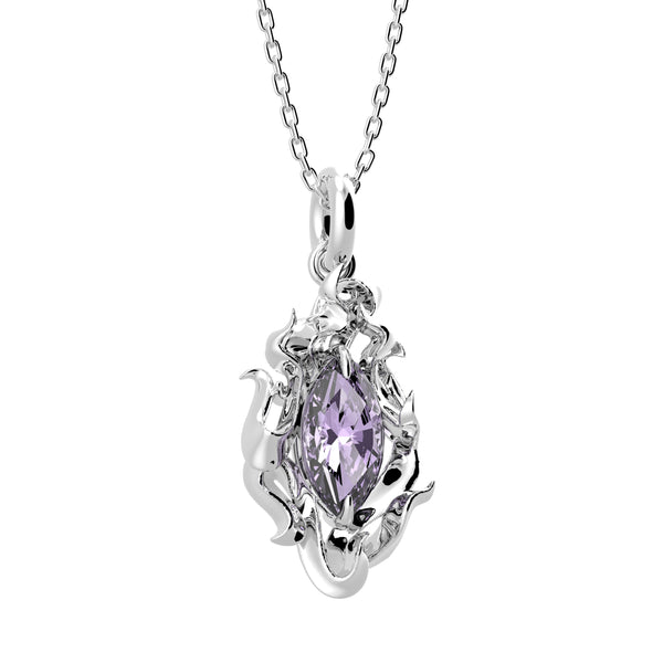 Scorch Lavender Gem kaelakee