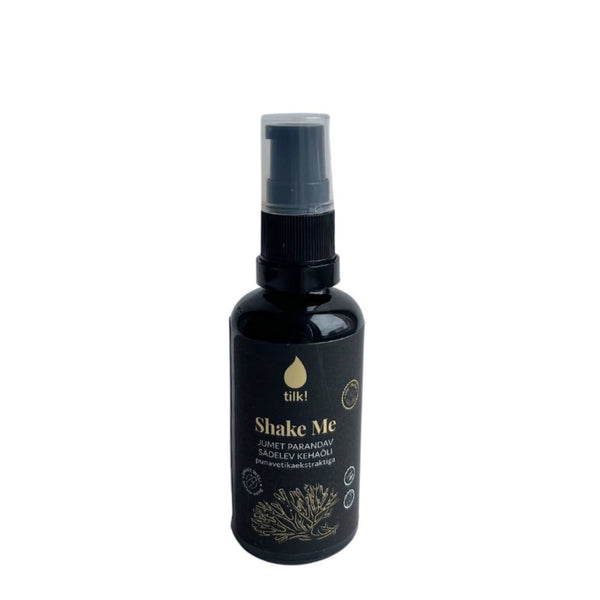 Shake Me complexion enhancing shimmering body oil with red algae extract