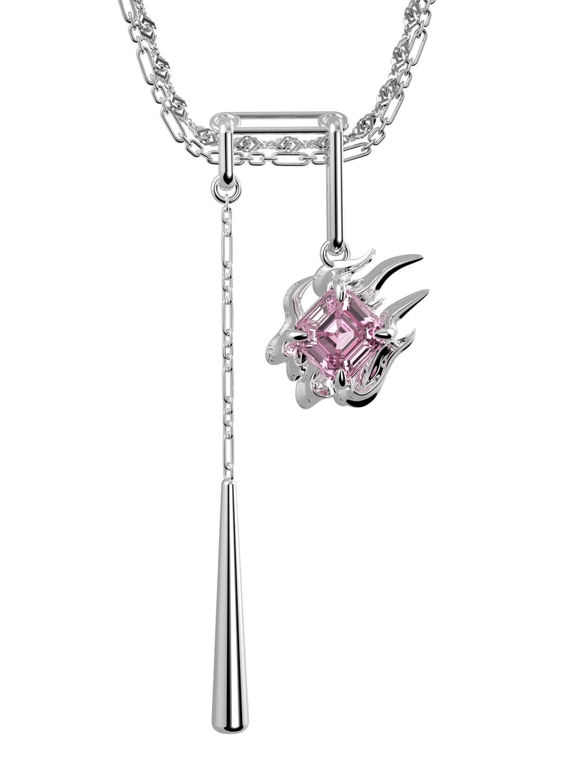 Night Fire Duo-Chain Necklace