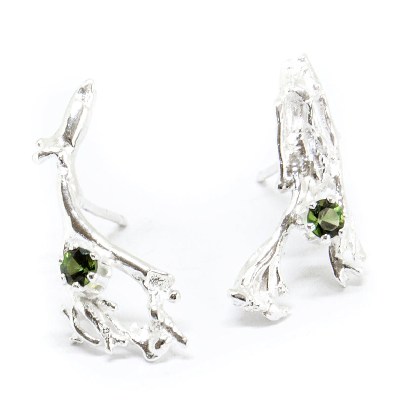 Earrings "Mossi" with tourmaline - Ehestu's Special Edition