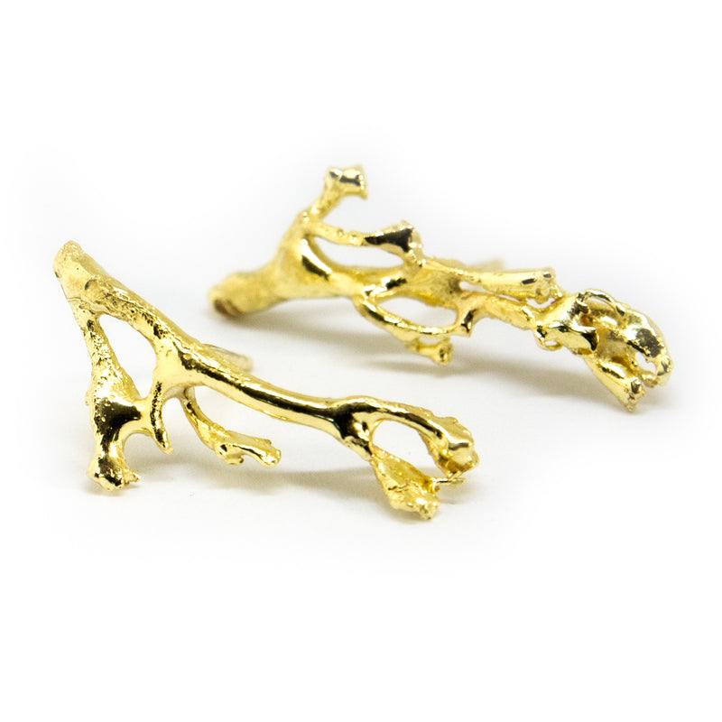 Gold earrings "Mossi" - Ehestu's Special Edition