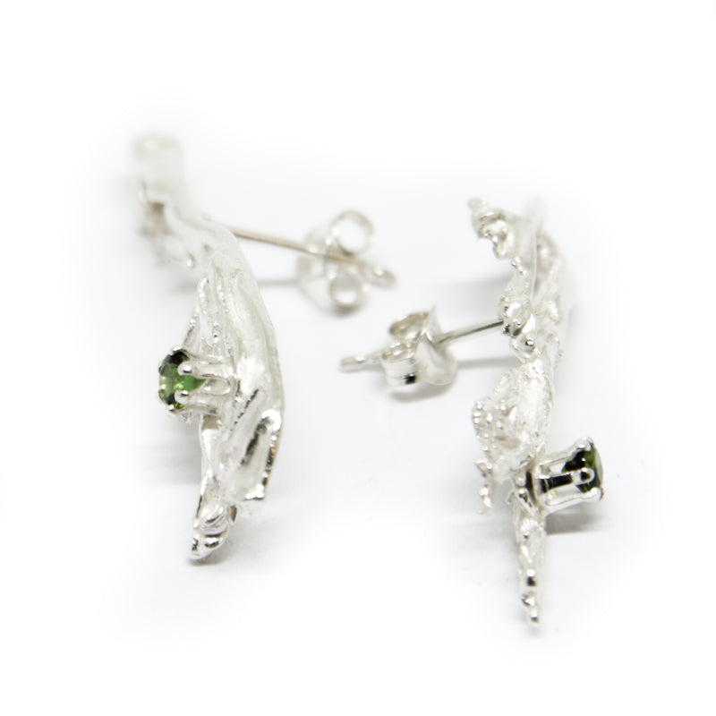 Earrings "MOSSI" with Tourmaline - Ehestu's Special Edition