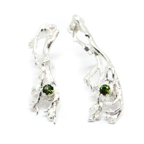 Earrings "MOSSI" with Tourmaline - Ehestu's Special Edition