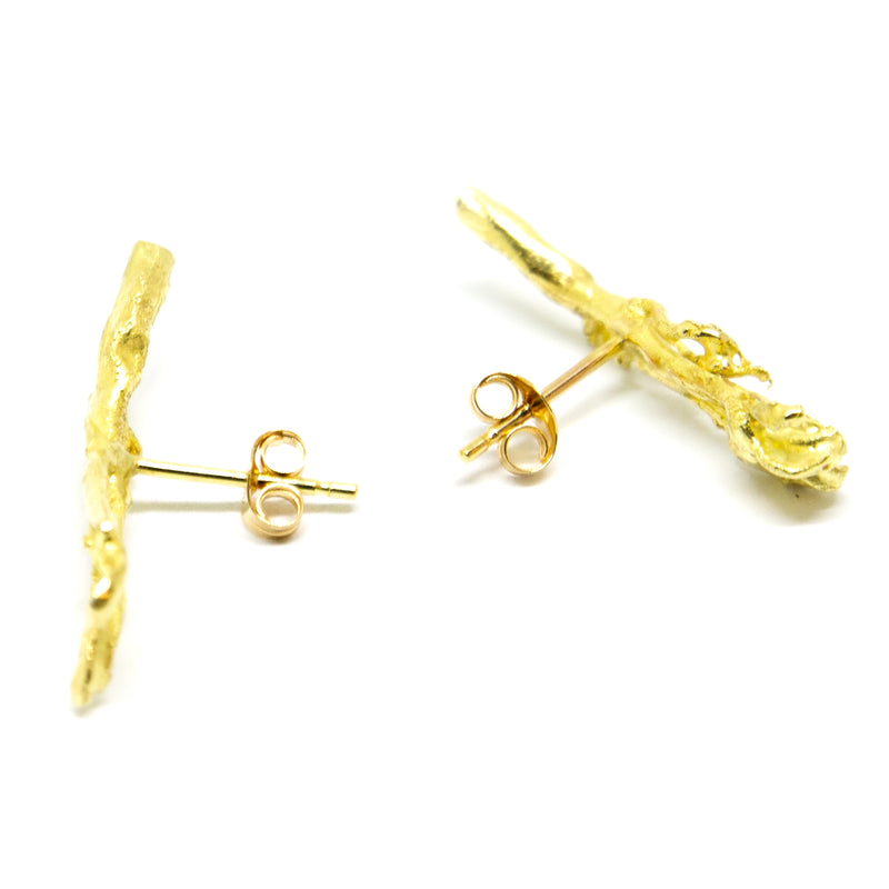 Gold earrings "MOSSI" S