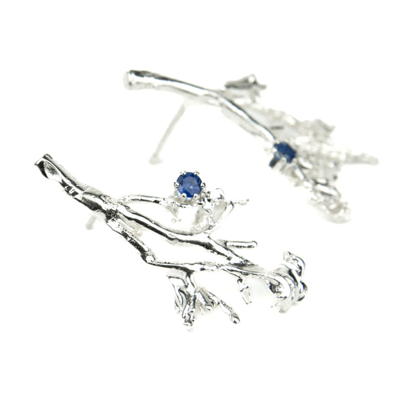 Kõrvarõngad "Mossi" safiiridega - Ehestu Eri