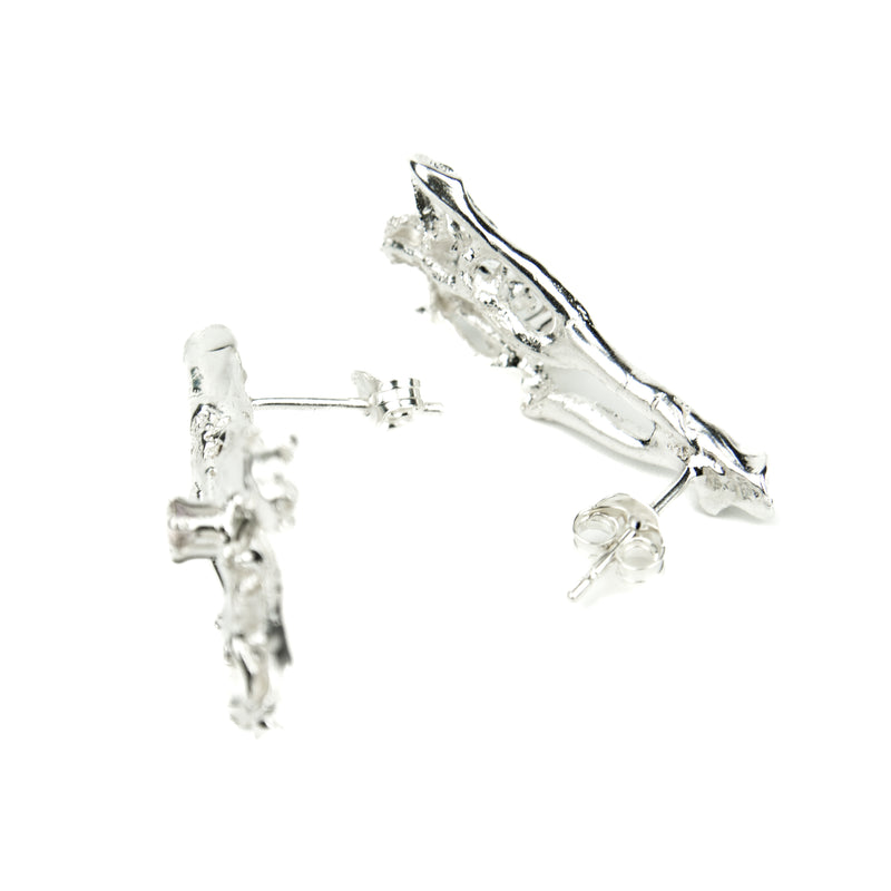 Kõrvarõngad "Mossi" Champagne topaasiga - Ehestu Eri