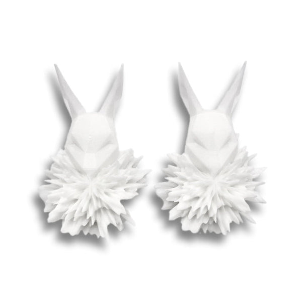 Fluffy Bunny White