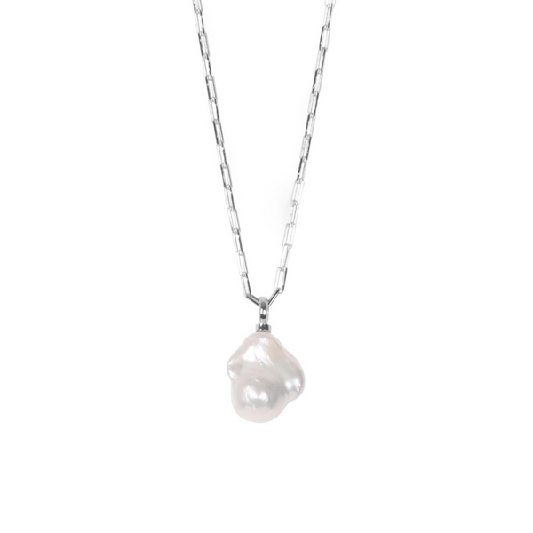 Mother-pearl drop necklace