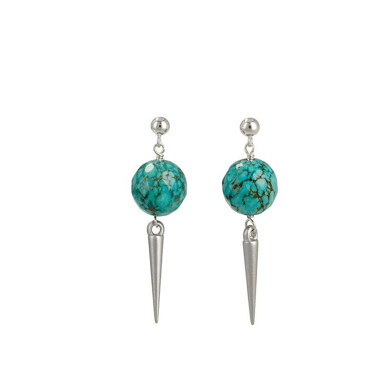 Earrings "Coco Rebel" Turquoise