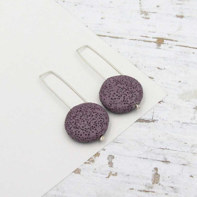 Earrings "Amethyst Moon"