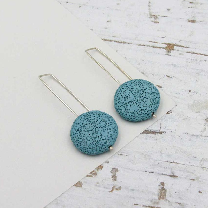 Earrings "Aqua Moon"