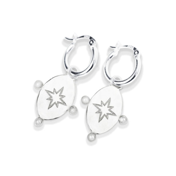 Earrings MORNING STAR silver