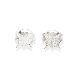 Stud earrings MORNING STAR silver