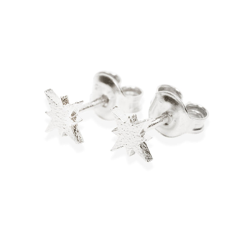 Stud earrings MORNING STAR silver