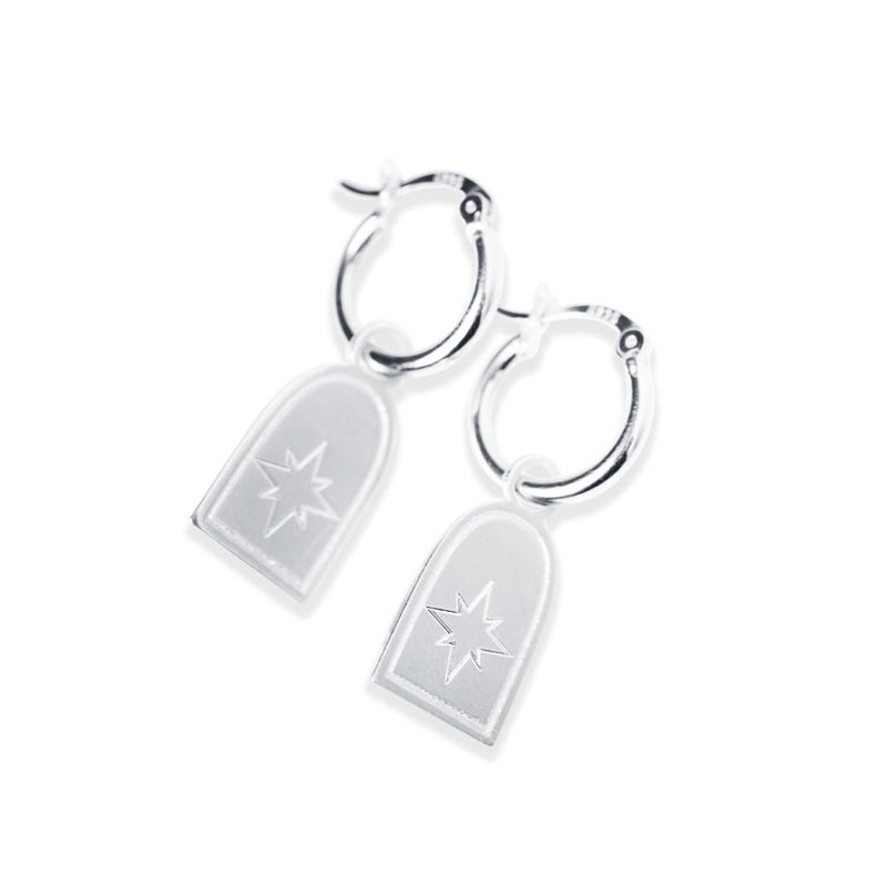 Earrings PORTAL silver