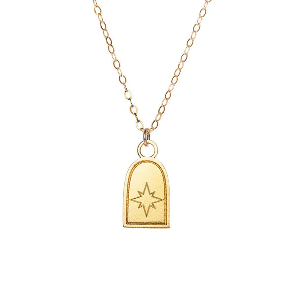 Necklace PORTAL gold plated