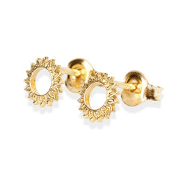 Stud earrings SHINE BRIGHT gold plated