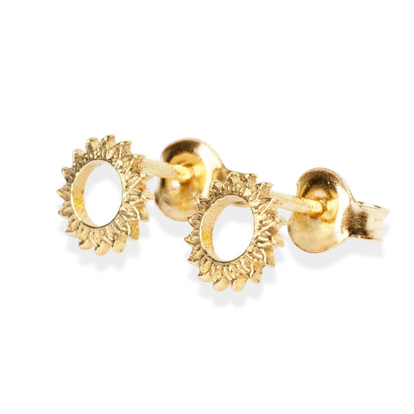 Stud earrings SHINE BRIGHT gold plated