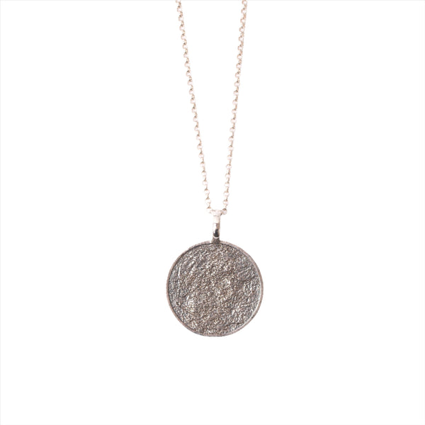Necklace FULL MOON silver