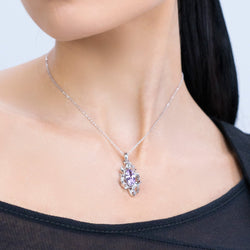 Scorch Lavender Gem kaelakee