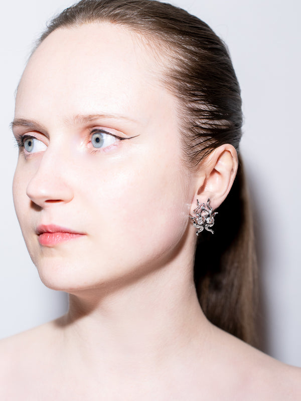 Aureate Earrings rhodium