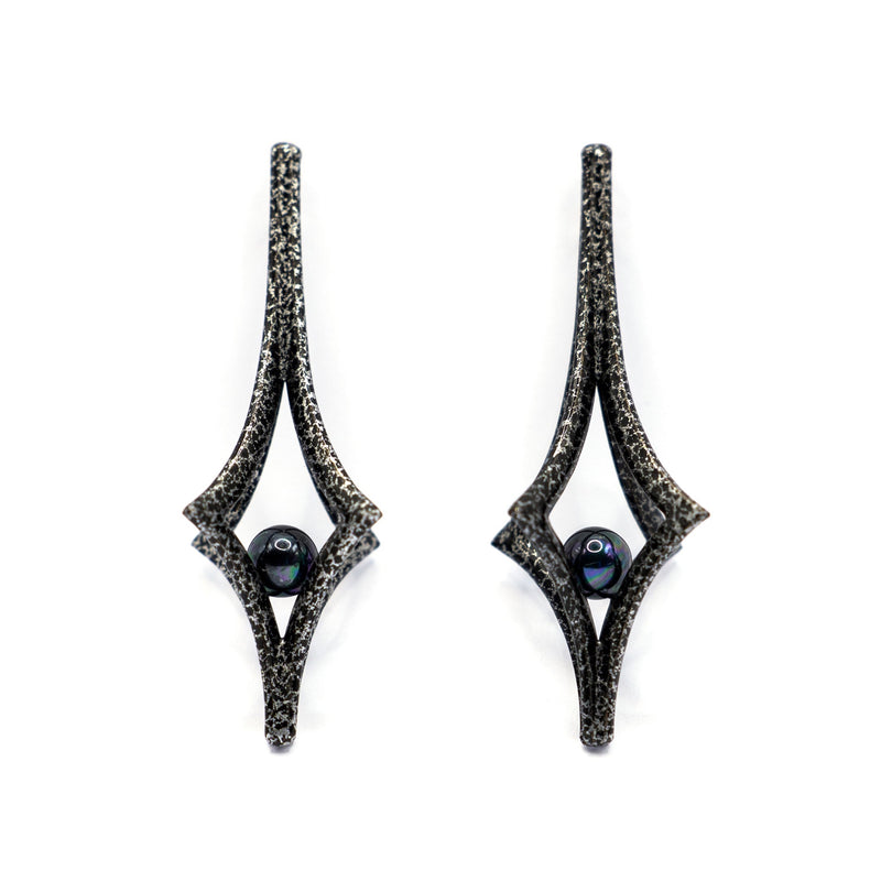 Drift Earrings "Neptune" Black