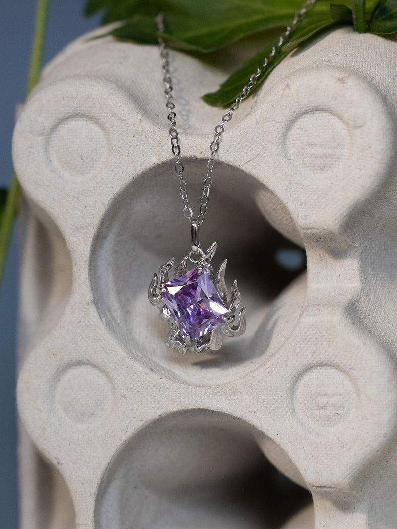 SIDPA LAVENDER GEM NECKLACE – HÕBE