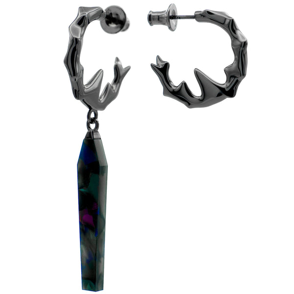 CHIKHAI ASYMMETRICAL HOOP – DARK COSMIC DROP - MUST