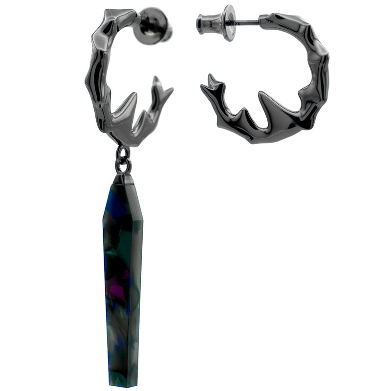 CHIKHAI ASYMMETRICAL HOOP – DARK COSMIC DROP - MUST