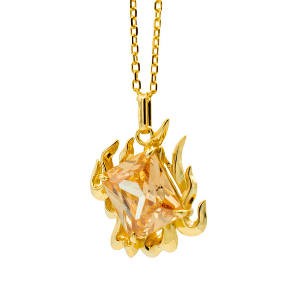 SIDPA CHAMPAGNE GEM NECKLACE – KULLATUD