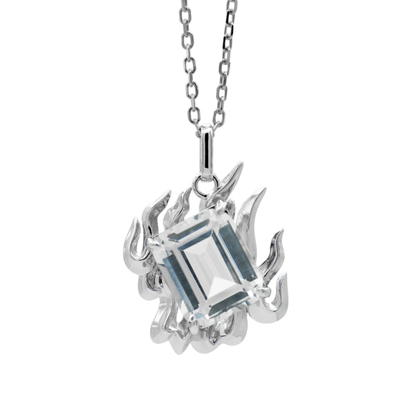 SIDPA CLEAR GEM NECKLACE – HÕBE