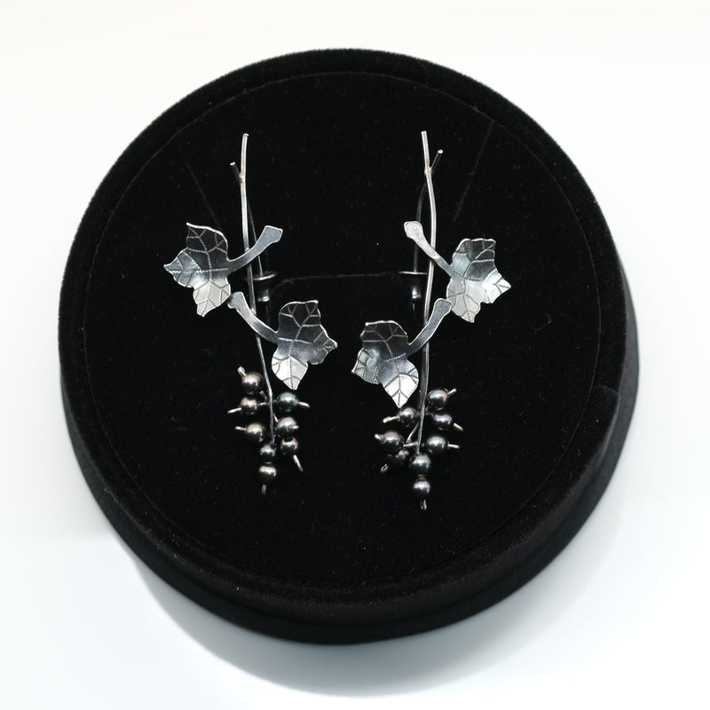 Earrings "Blackcurrant" - Ehestu's special edition