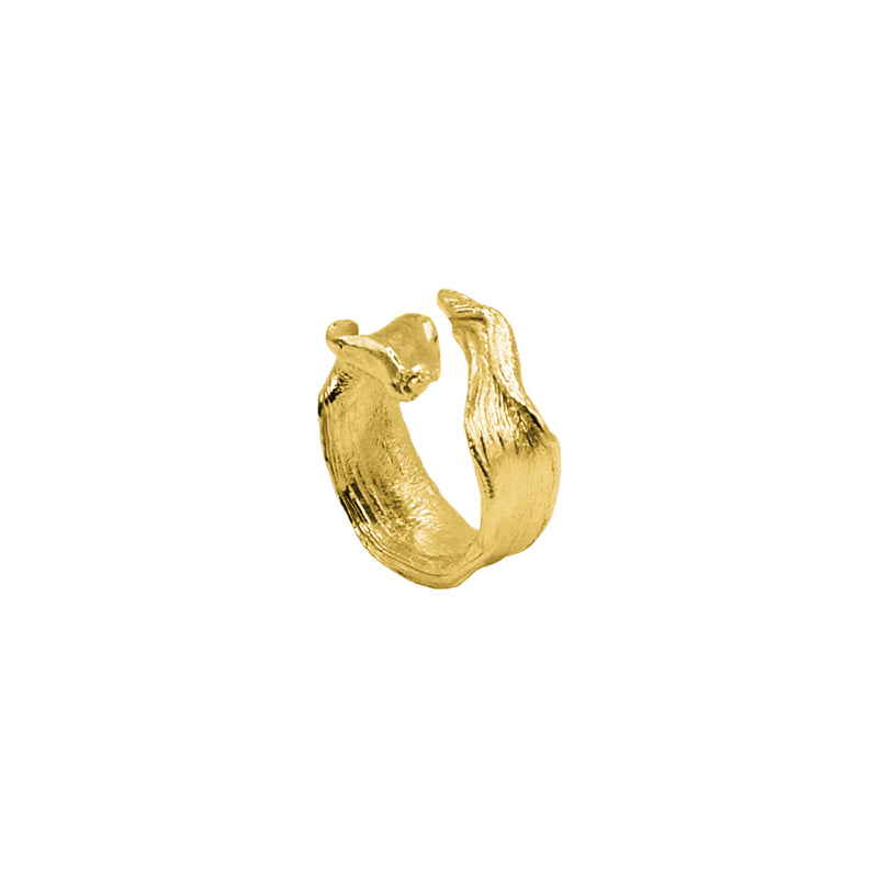 Fotosintez gilded ring "Sprout"