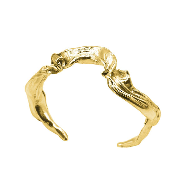 Fotosintez gilded bracelet "Liana"