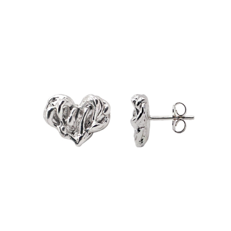 Stud earrings "Your Heart Skips"