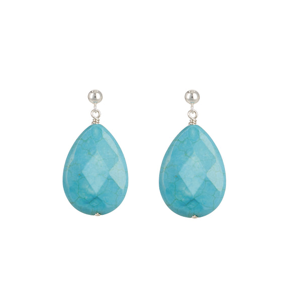 Earrings "Drops of Jupiter XL" Turquoise