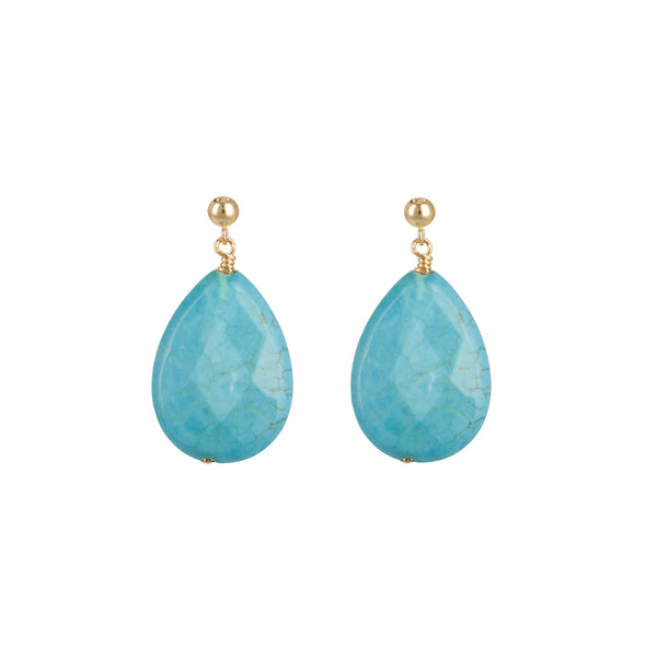 Earrings "Drops of Jupiter XL" Turquoise